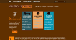 Desktop Screenshot of analyticallycorrect.com